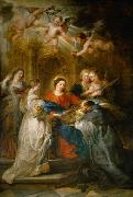 Peter Paul Rubens Ildefonso altar oil